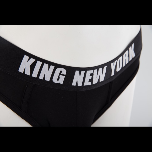KING NEW YORK , Brief , bamboo fabric underwear.(BLACK) - Picture 14 of 15